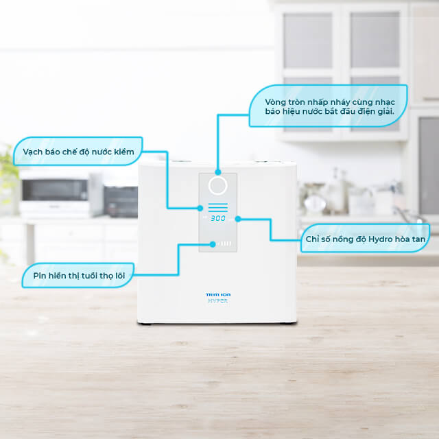 Máy lọc nước ion kiềm Trimion Hyper
