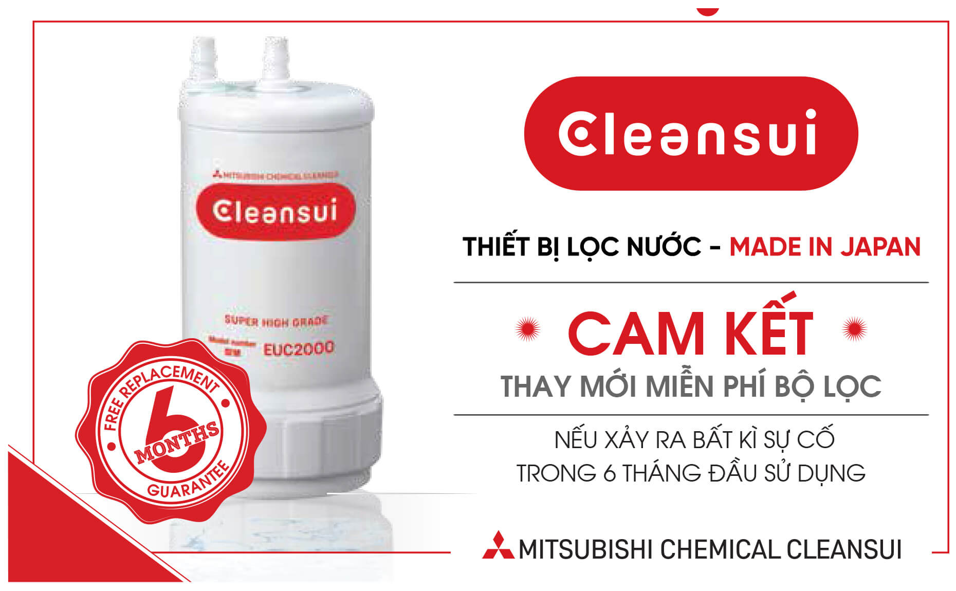 bảo hành máy lọc nước tổng cleansui