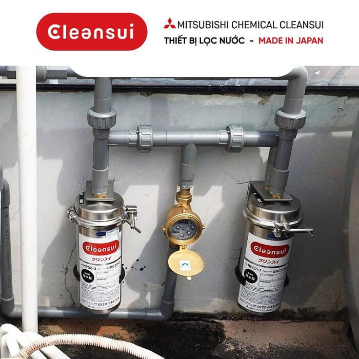 Lọc nước tổng đầu nguồn Cleansui MP02-3