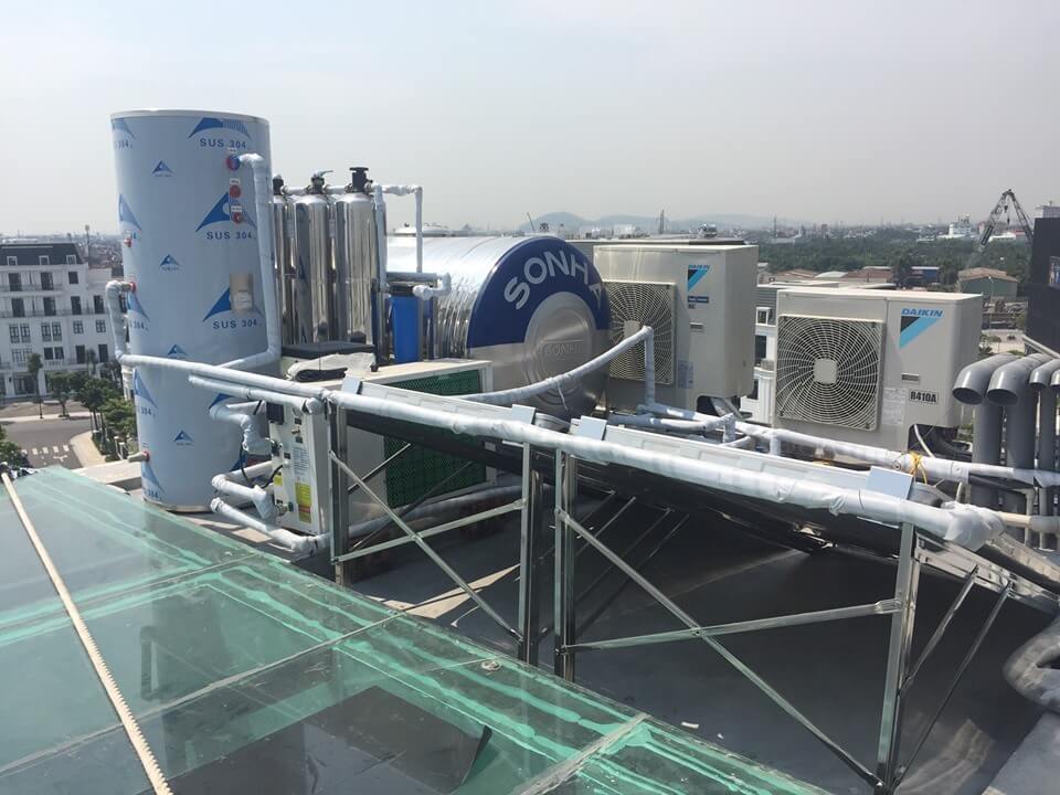 Phân loại hệ thống nước nóng trung tâm Heatpump