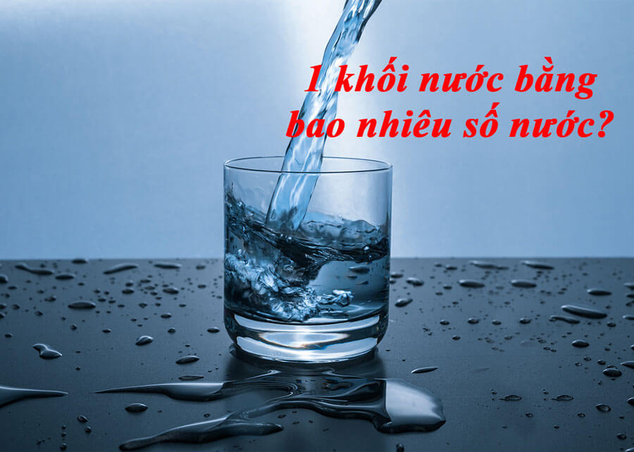 1 khối nước bằng bao nhiêu số nước? Cách đọc đồng hồ nước